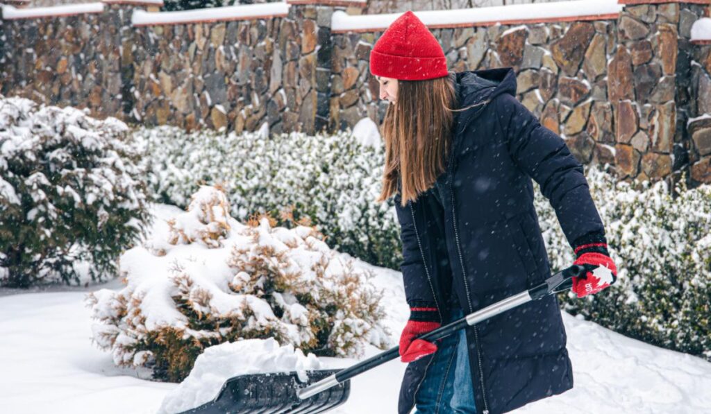Landscaping snow removal
