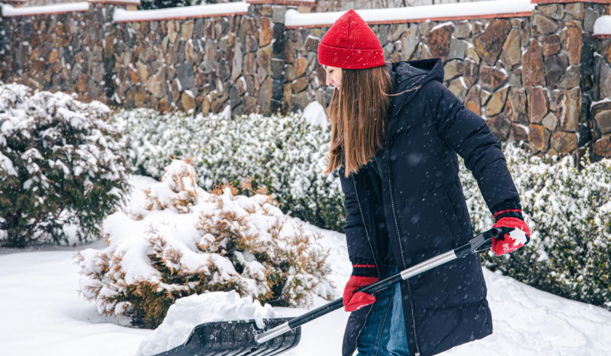 Landscaping snow removal